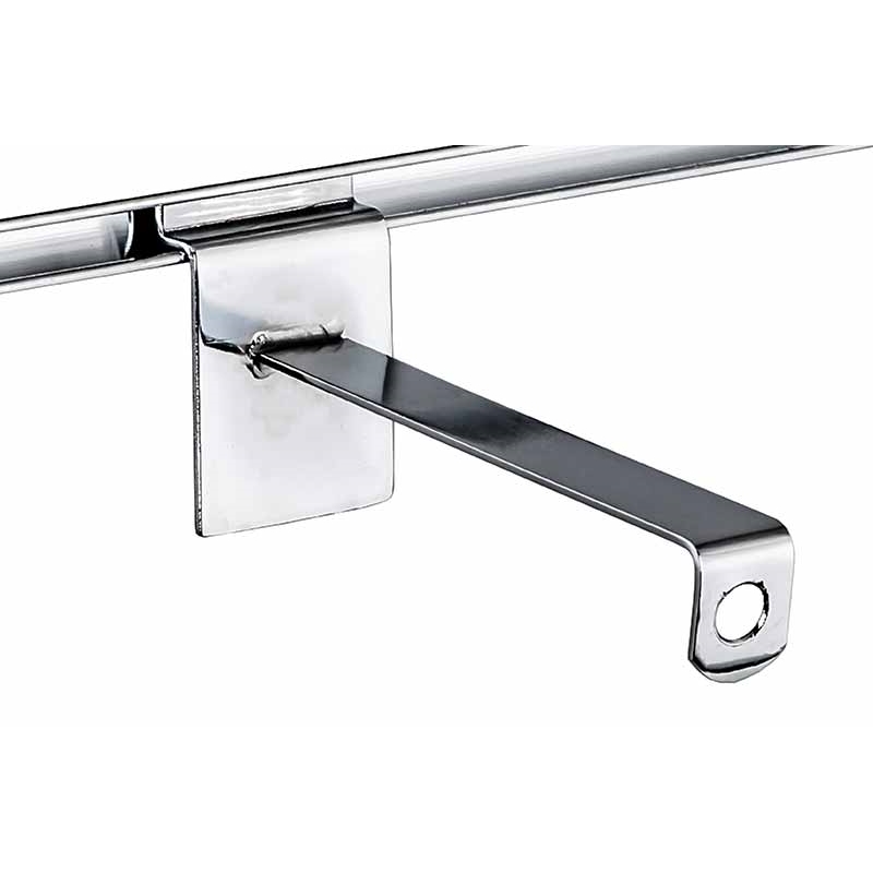 Wieszak Slatwall na torsy, chrom