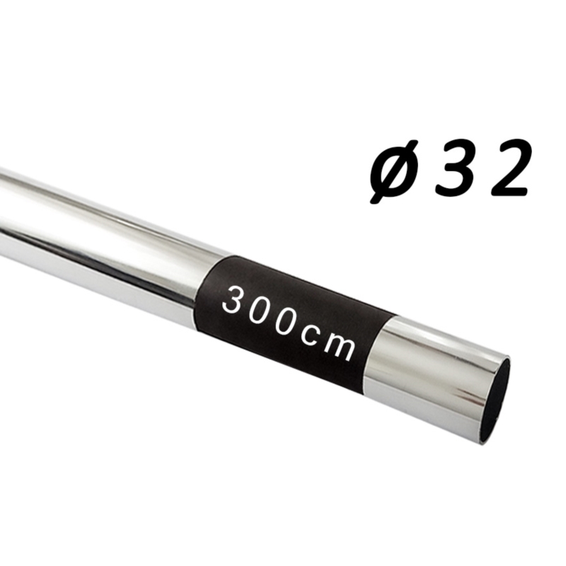 Rura fi 32mm, 300cm długości, chrom