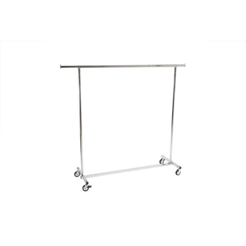 Transporter sklepowy na kółkach 140-200cm, chrom