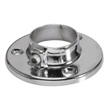 Końcówka uchwyt rozeta do rury fi 25mm chrom