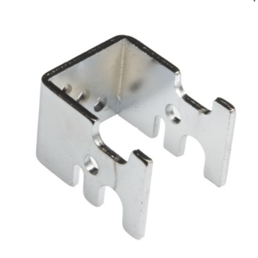 Uchwyt do kraty, czołowy, chromowany