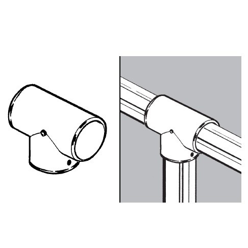 Złącze trzykierunkowe T do rury fi 25mm