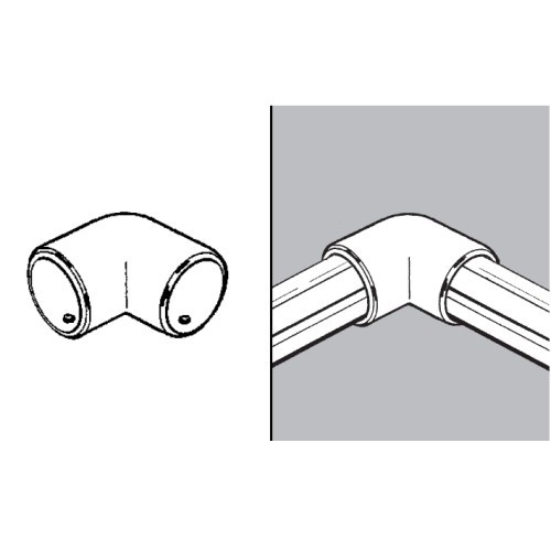 Narożnik do rur fi 25mm