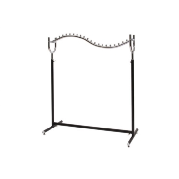 Stender transporter na kółkach, FALA 120cm, chrom