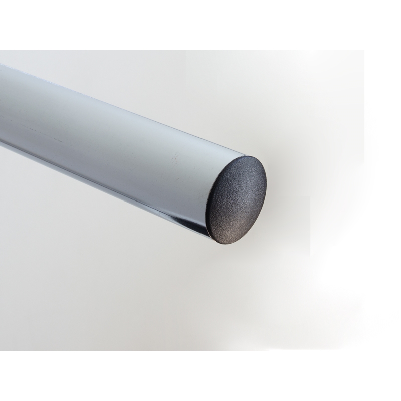 Zaślepka do rury fi 25mm, czarna