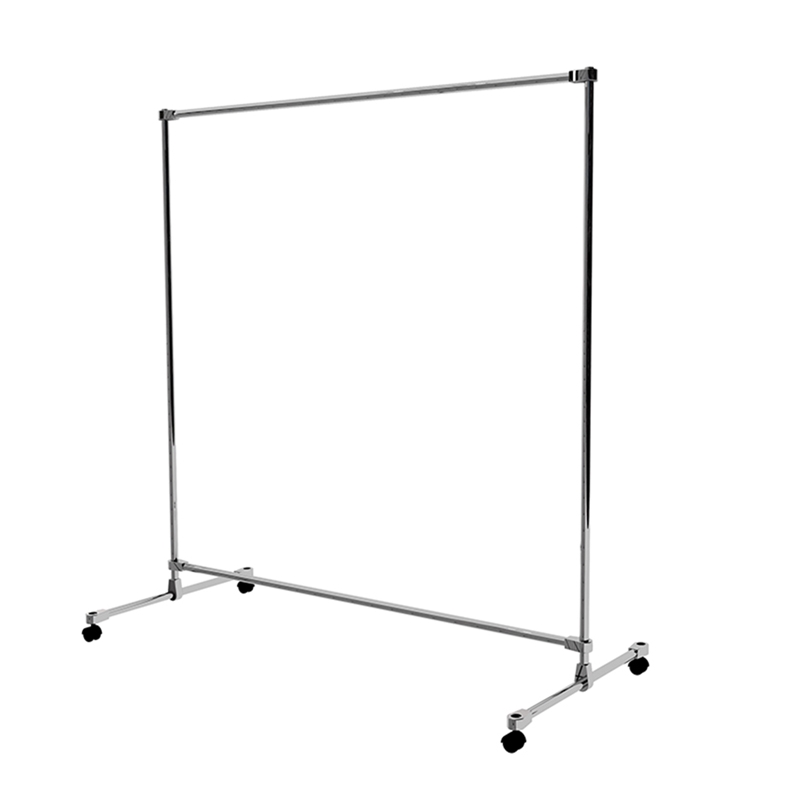 Transporter sklepowy z kółkami 130x60x160 chrom