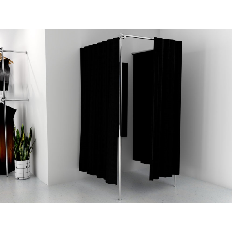 Przymierzalnia pojedyncza, przyścienna,100x100x200