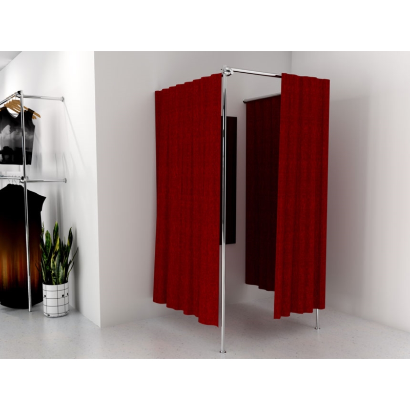 Przymierzalnia pojedyncza, przyścienna,100x100x200