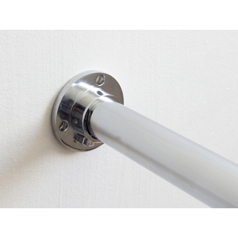 Wieszak odzieżowy, sklepowy, trzypoziomowy, chrom