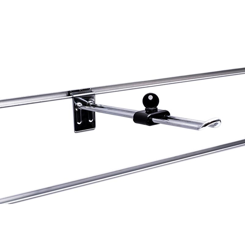 Zabezpieczenie antykradzieżowe na haczyk, czarne