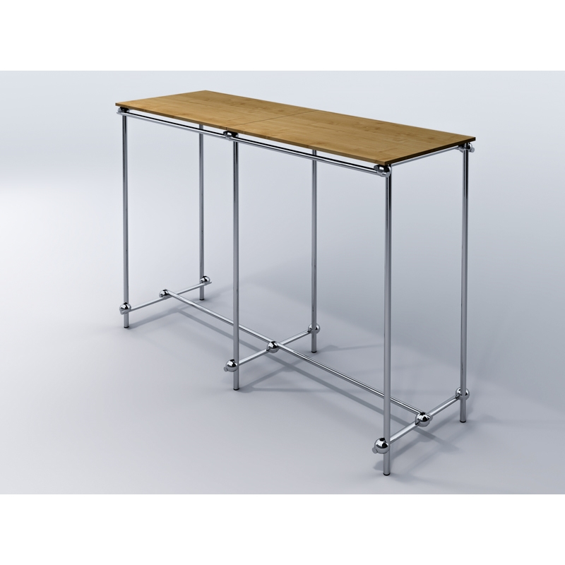 Gondola sklepowa, wieszak, dwustronny z półką