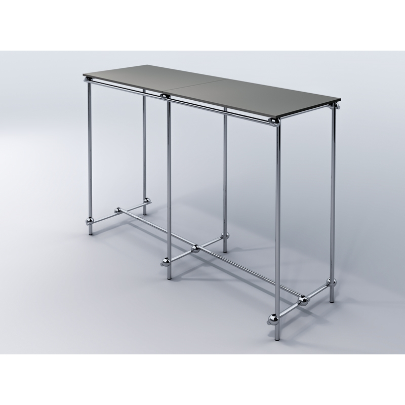 Gondola sklepowa, wieszak, dwustronny z półką