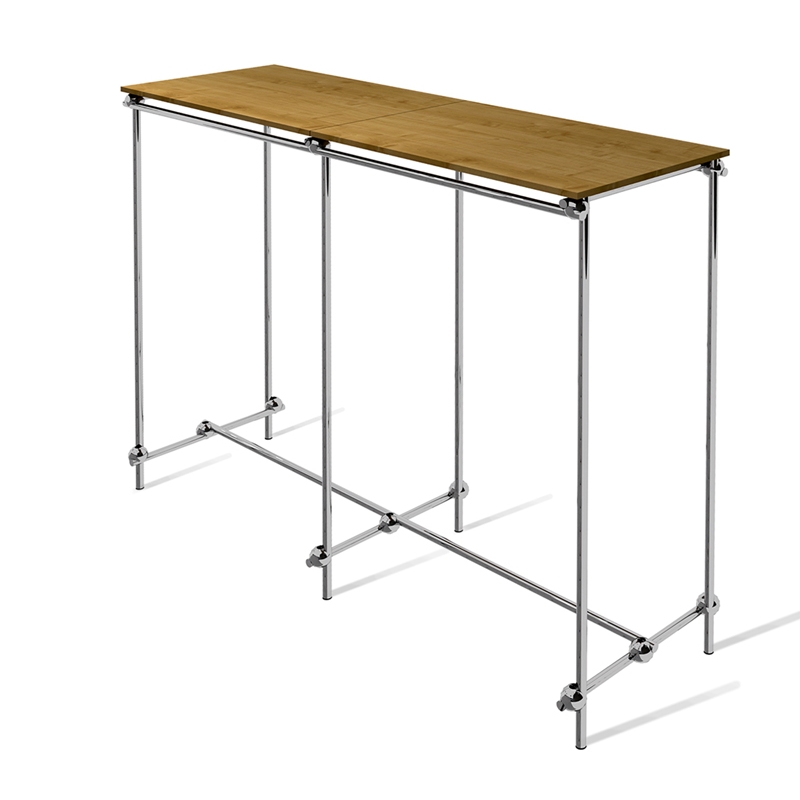 Gondola sklepowa, wieszak, dwustronny z półką