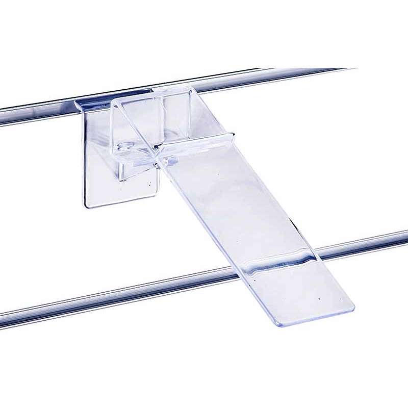 Półka pleksi Slatwall obrotowa, do butów