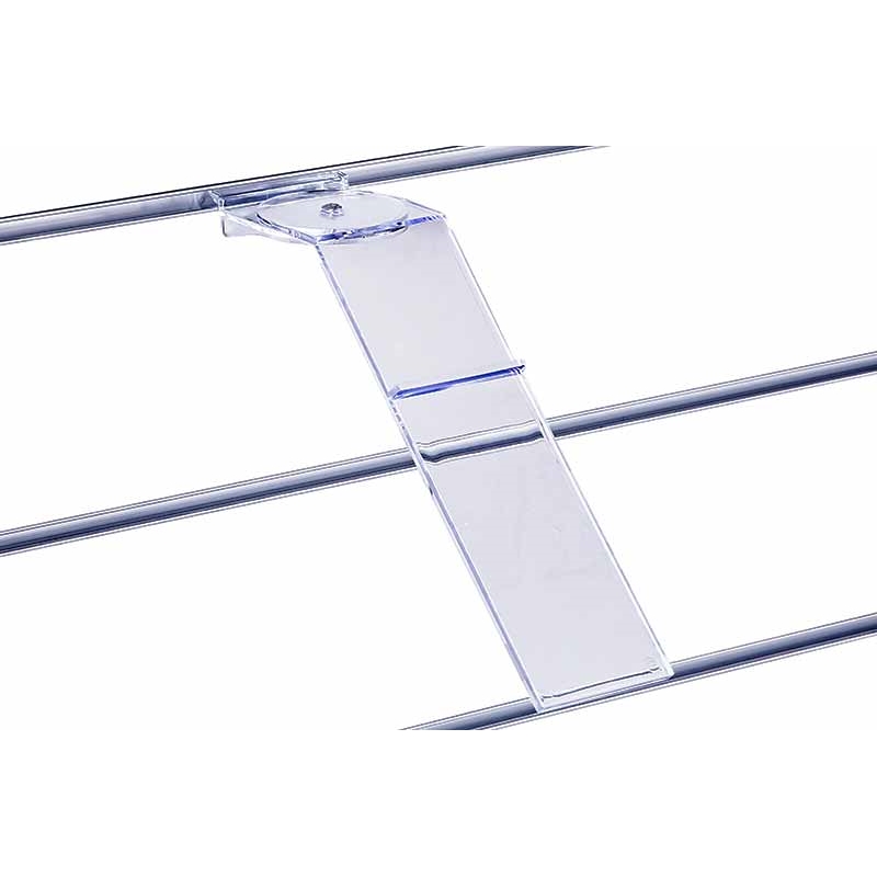 Półka pleksi Slatwall obrotowa, do butów lekkich