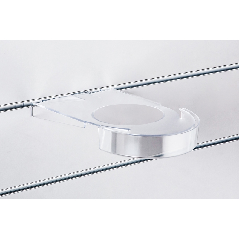 Wieszak Slat wall do piłek, pleksi bezbarwna