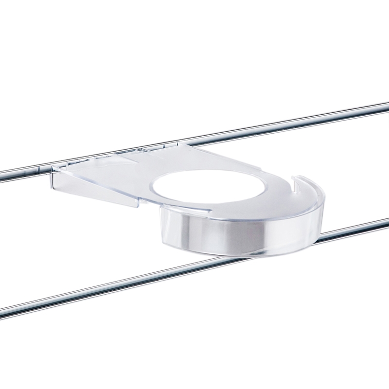 Wieszak Slat wall do piłek, pleksi bezbarwna