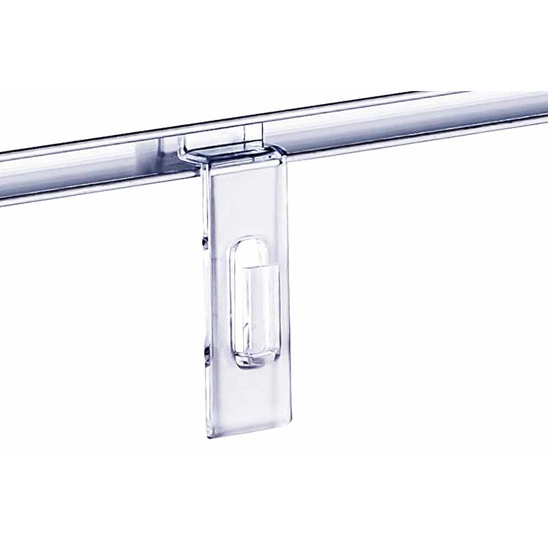 Haczyk Slatwall 1cm pleksi bezbarwny