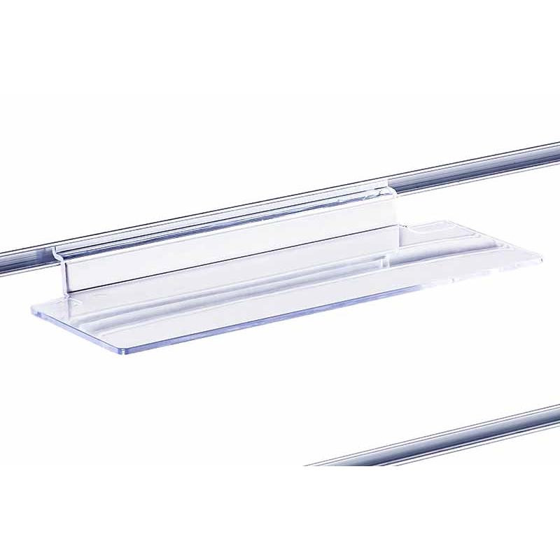 Półka pozioma Slatwall obniżona 25x10cm