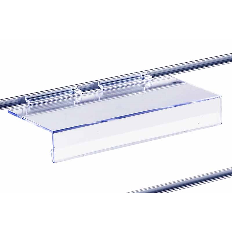 Półka 23x10cm, Slatwall, listwa cenowa