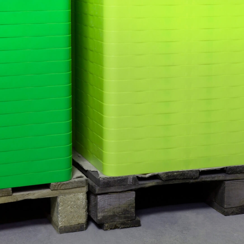 Żółty koszyk sklepowy na zakupy 22L plastikowy