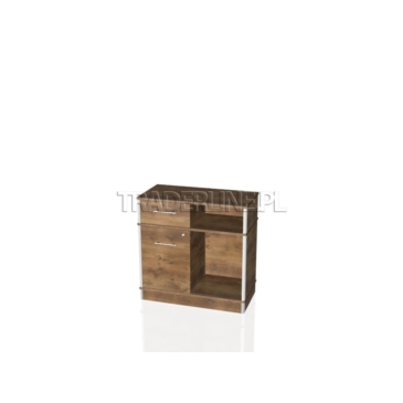Lada sklepowa z szafką i szufladą, 90x45x90cm