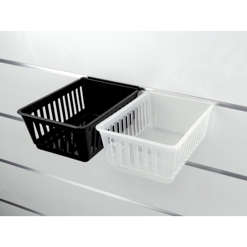 Koszyk Slatwall LONG 14x22x8cm bezbarwny mleczny