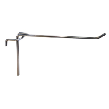 Haczyk na kratę, pojedynczy, chrom