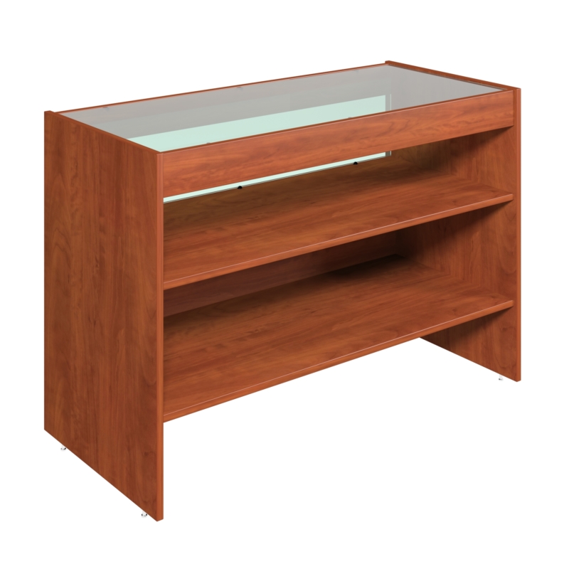 Lada sklepowa, kasowa, szklany blat, szafka