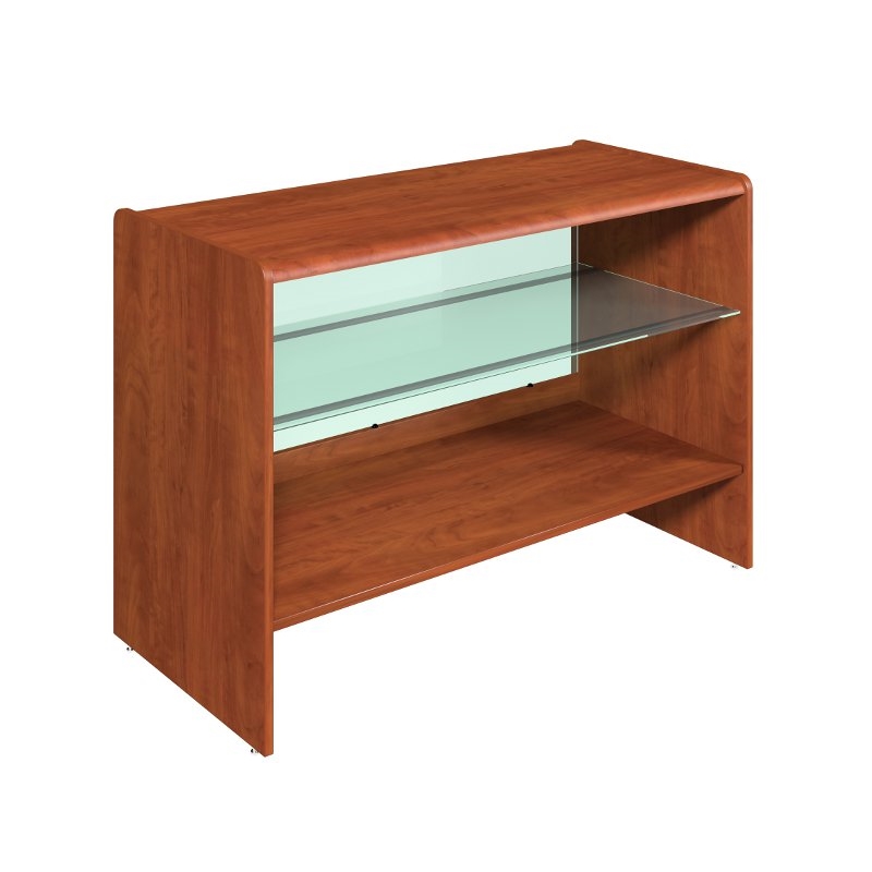 Lada sklepowa, kasowa, oszklony front, prosta