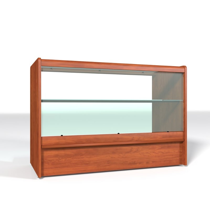 Lada sklepowa, kasowa, szklana półka i blat