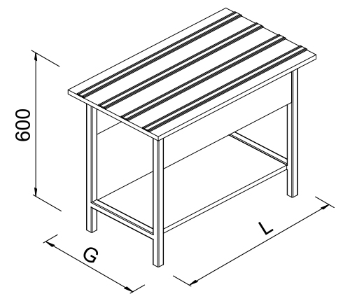 Podest na koszyki sklepowe