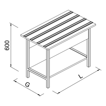 Podest na koszyki sklepowe