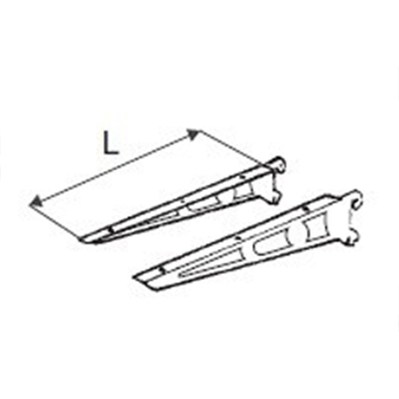 Wsporniki półki Soti-Line 40cm chromowane