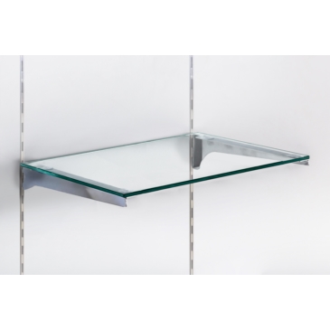 Półka szklana 6mm gr., Soti-Line, wsporniki chrom