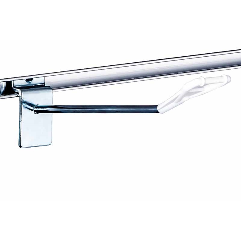 Klips mocujący na haczyk do etykiet cenowych biały