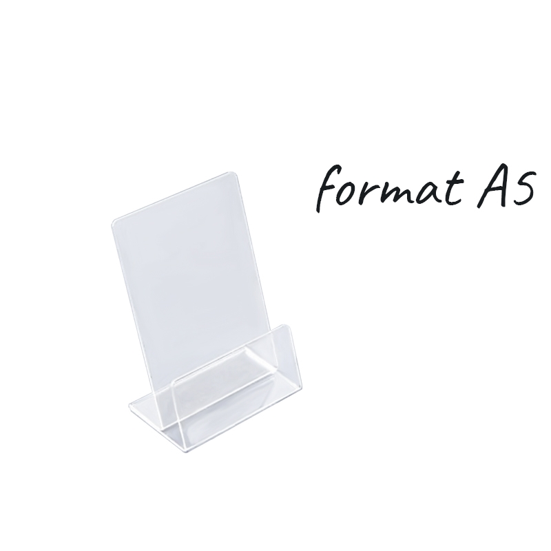 Stojak na ulotki, bezbarwny, różne formaty