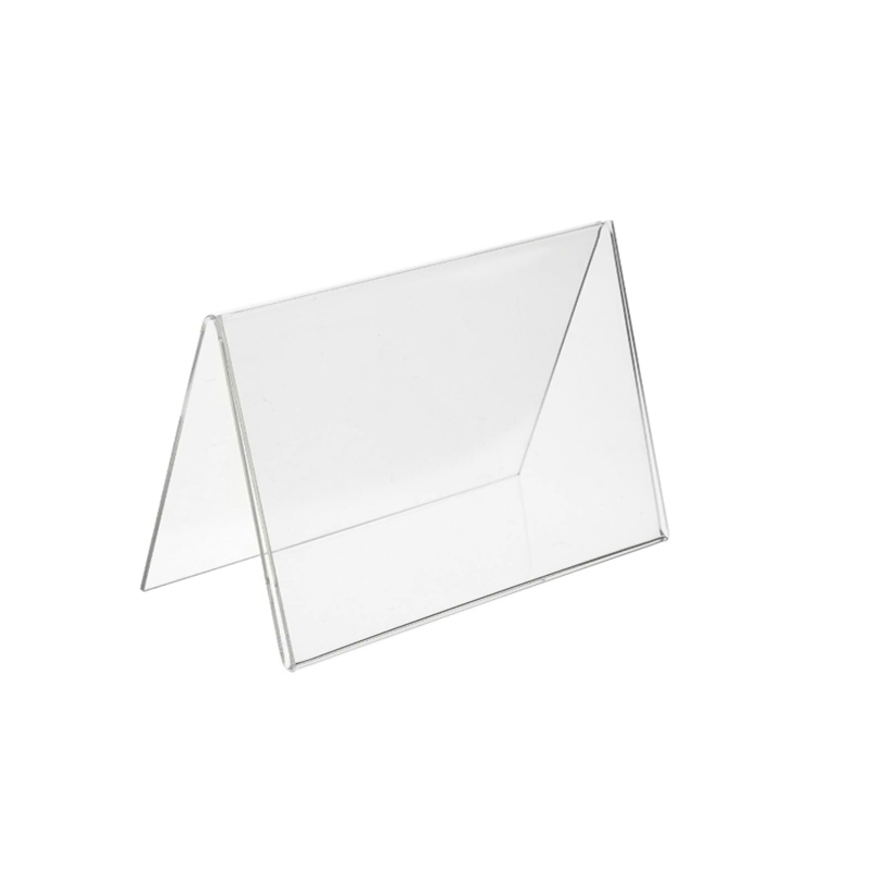 Stojak daszkowy na ulotki,bezbarwny, różne formaty