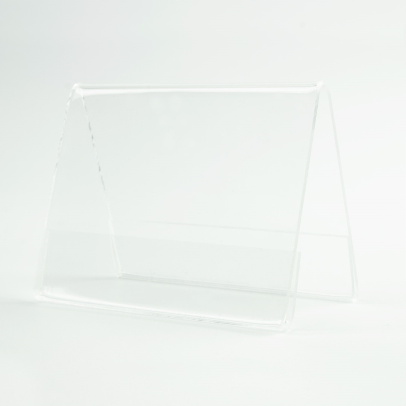 Stojak daszkowy na ulotki,bezbarwny, różne formaty