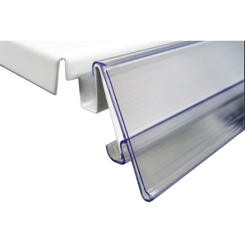 Listwa cenowa nakładana TE30, bezbarwna