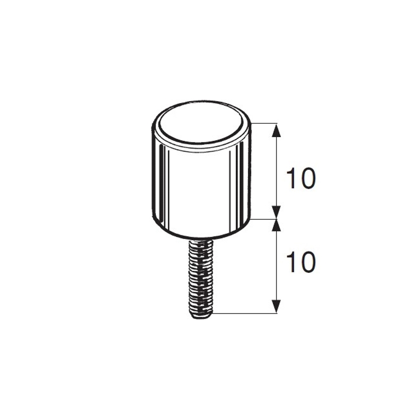 Końcówka mocująca do betonu