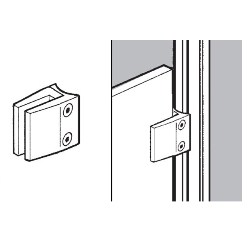 Uchwyt do płyty/szkła na rurę fi 50mm