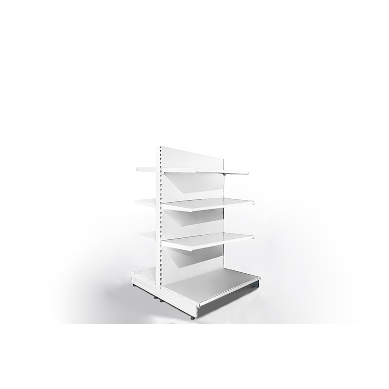 Gondola sklepowa H140cm, dwustronna, półki 8x37cm