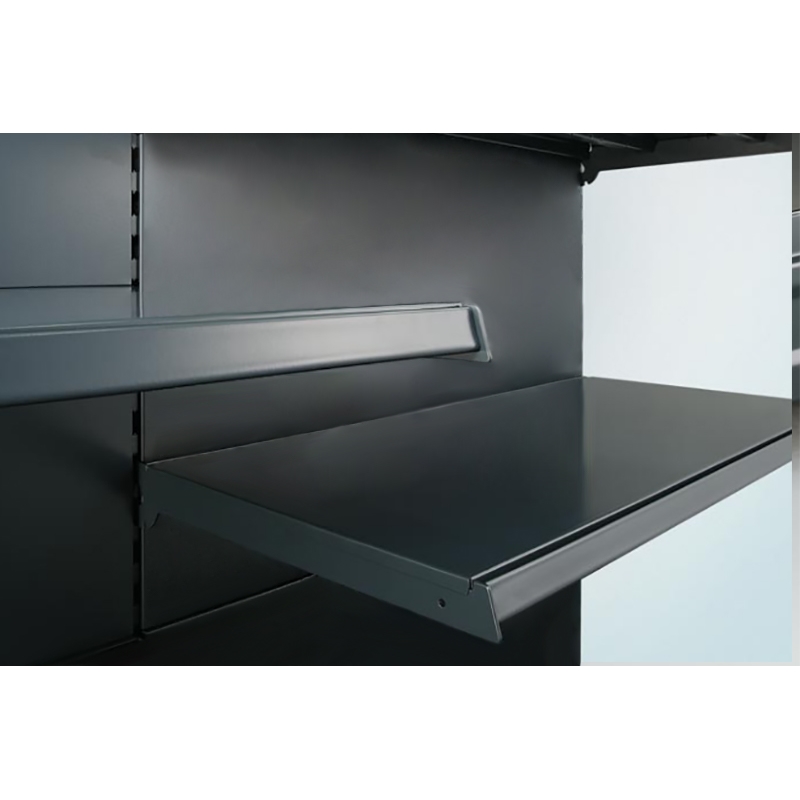 Regał sklepowy H140cm, półki 1x37cm, 3x30cm