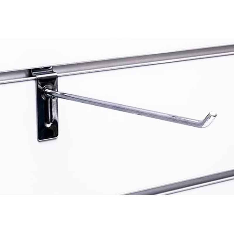 Haczyk pojedynczy Slatwall chrom