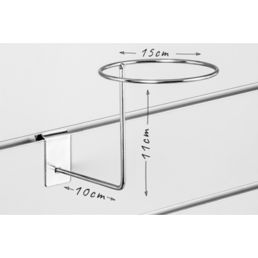 Wieszak do czapek na Spacewall drut fi6 chrom
