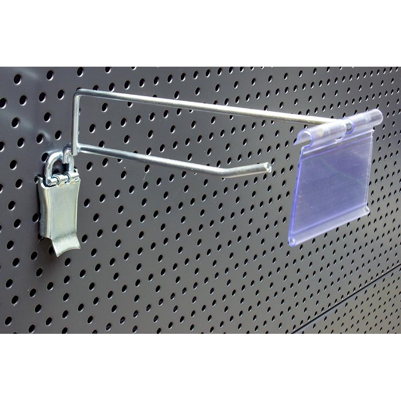 Haczyk na perforację, pojedynczy, wysięgnik, zamek