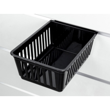 Koszyk Slatwall LONG 14x22x8cm plastik czarny