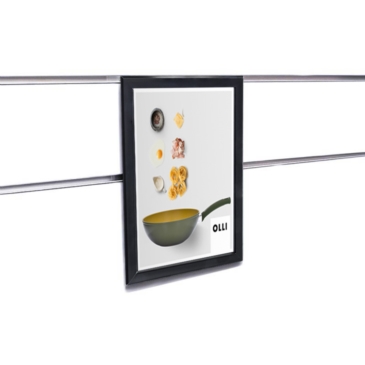 Ramka OWZ Slatwall do ulotek czarna