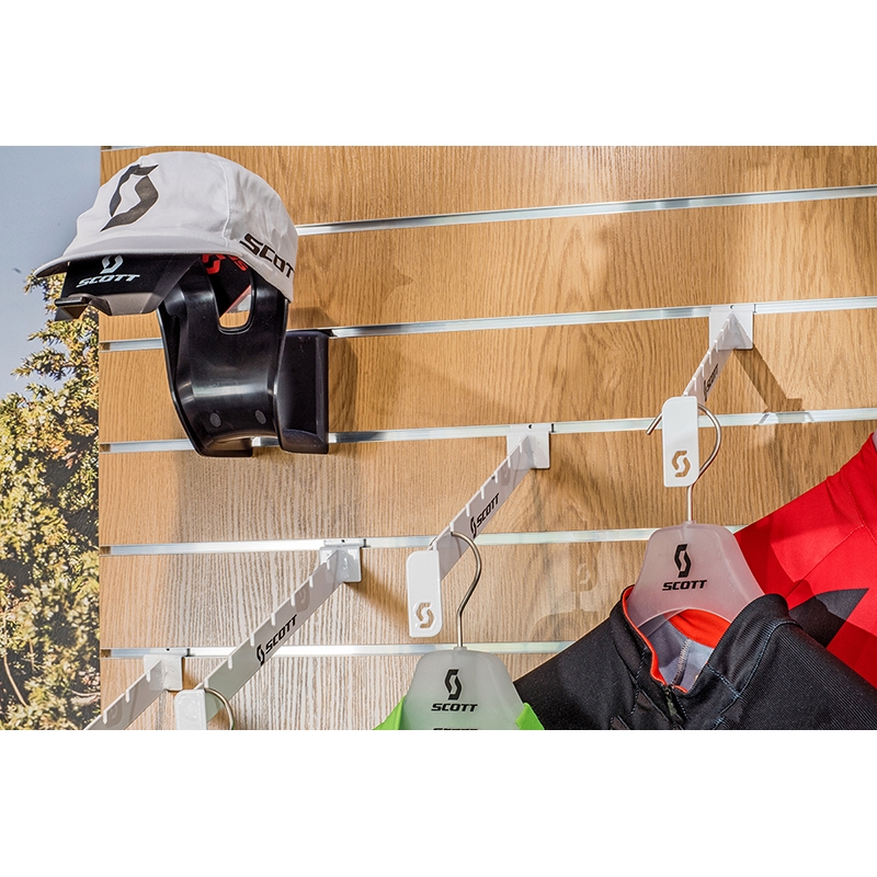 Cokół Slatwall Shopwall  ciemnoszary, Grafit